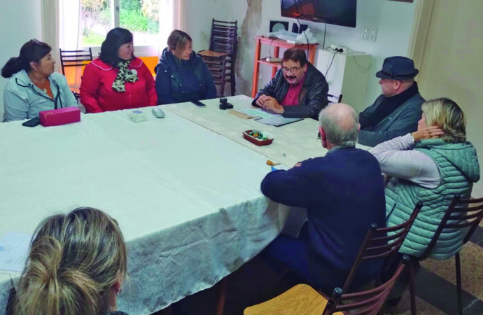 Rosconi, compromiso y trabajo conjunto en Chañar Ladeado