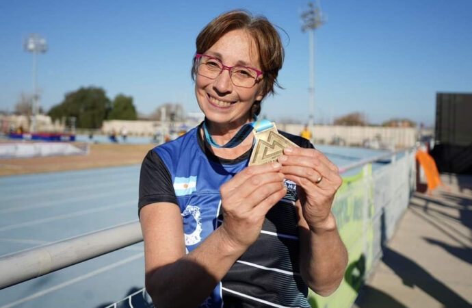 Una atleta de Casilda obtuvo dos medallas doradas en San Luis