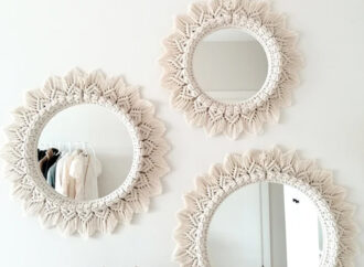 Se viene un taller intensivo de espejo en macramé