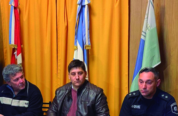 La comuna de Sanford presentó el sistema de videovigilancia 24 horas