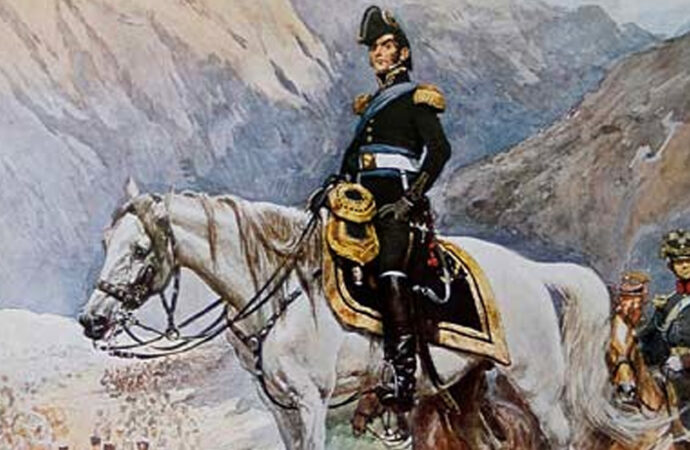 14/02/1817 – San Martín entra triunfante en Santiago de Chile