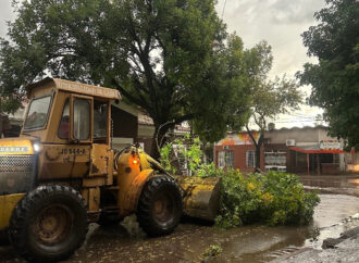 Continúan los trabajos en Casilda para asistir a los afectados por el temporal