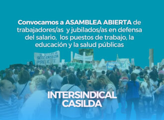 Este martes Casilda dice «Basta de ajuste»