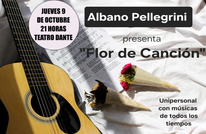 Albano Pellegrini presenta «Flor de Canción»