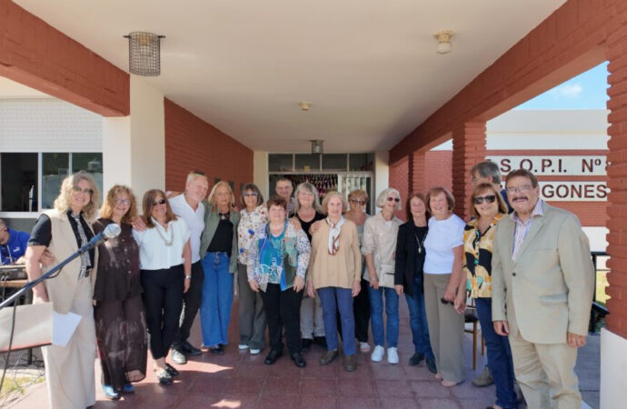 Rosconi en el 50º Aniversario de la Escuela «Leopoldo Lugones»