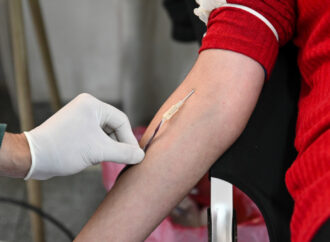 Colecta de sangre en el Hospital “San Carlos”