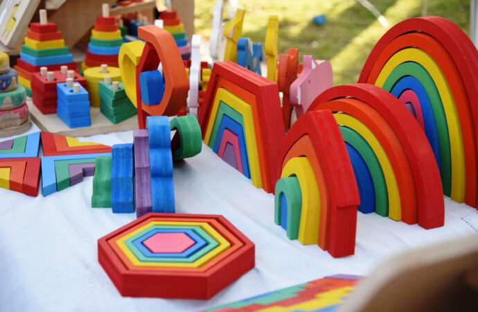 Gran feria en la plaza por el Día del Niño