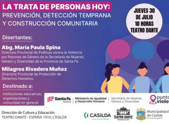 «La trata de personas hoy: Prevención, detección temprana y construcción comunitaria»