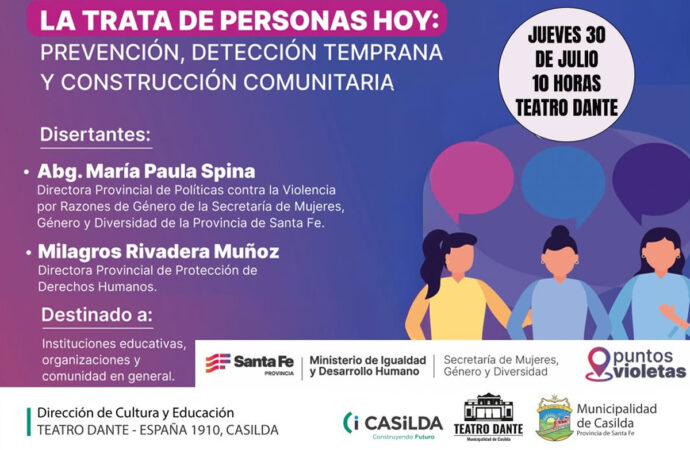 «La trata de personas hoy: Prevención, detección temprana y construcción comunitaria»