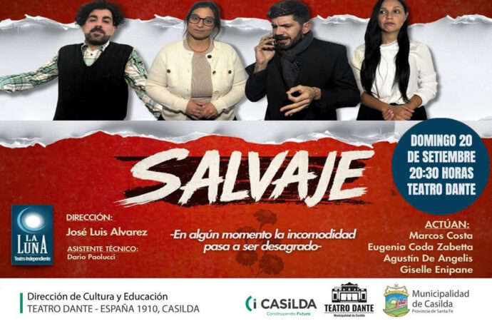 El grupo de teatro La Luna presenta «Salvaje»